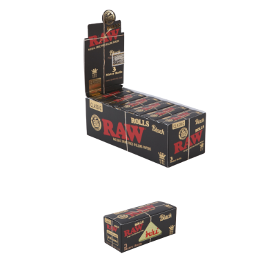 Raw Black Rolls King Size 3 μέτρα